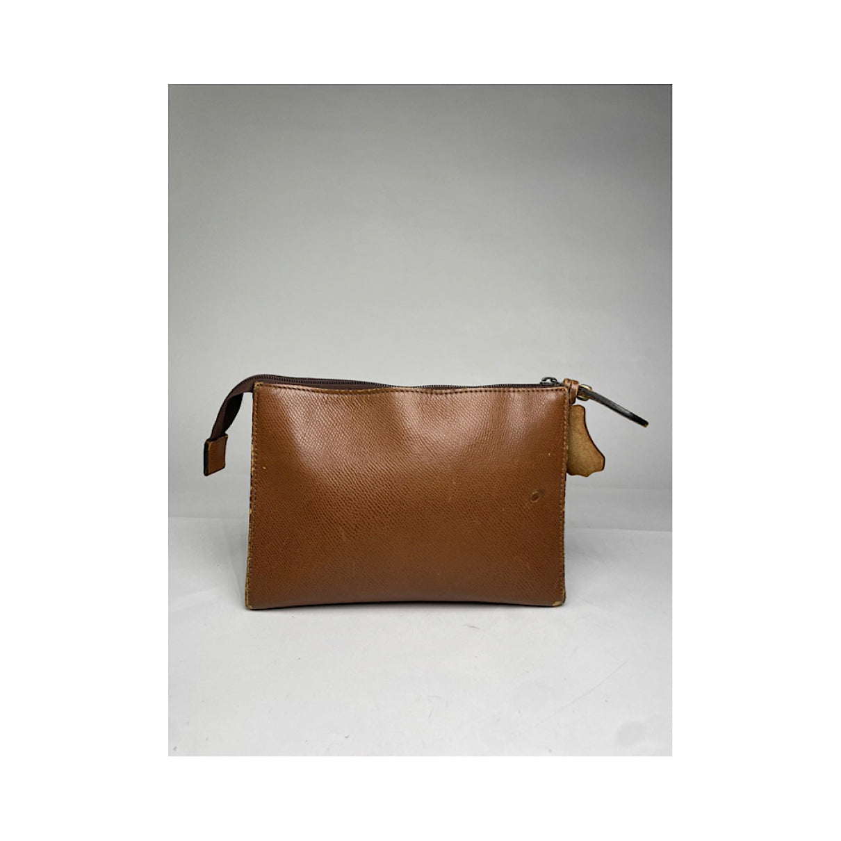 Stefanie Renoma Brown Leather Clutch Bag image 3