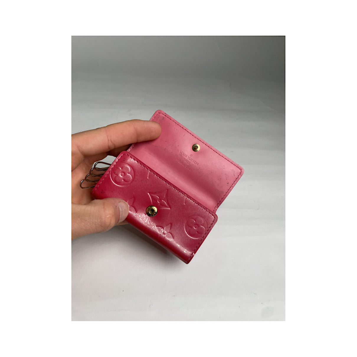 Louis Vuitton Lockme Red Leather Purse image 3