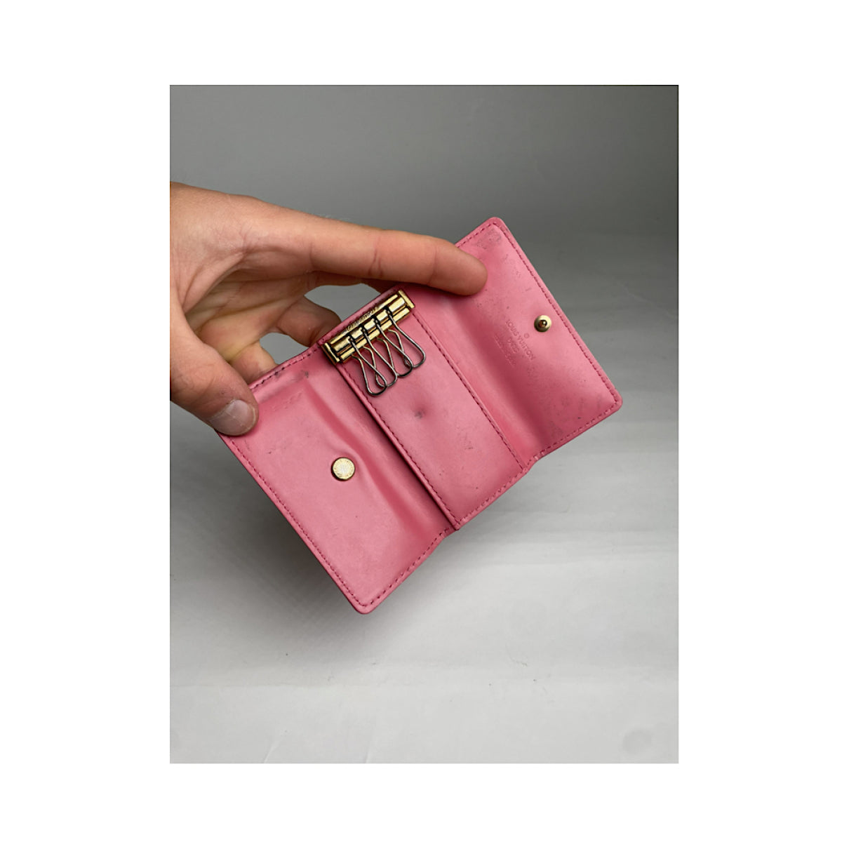 Louis Vuitton Lockme Red Leather Purse image 4