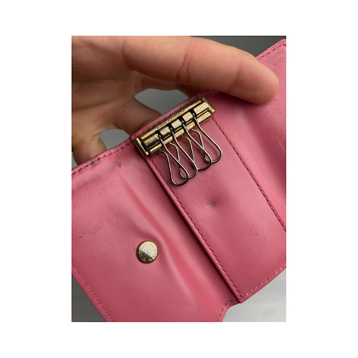 Louis Vuitton Lockme Red Leather Purse image 5