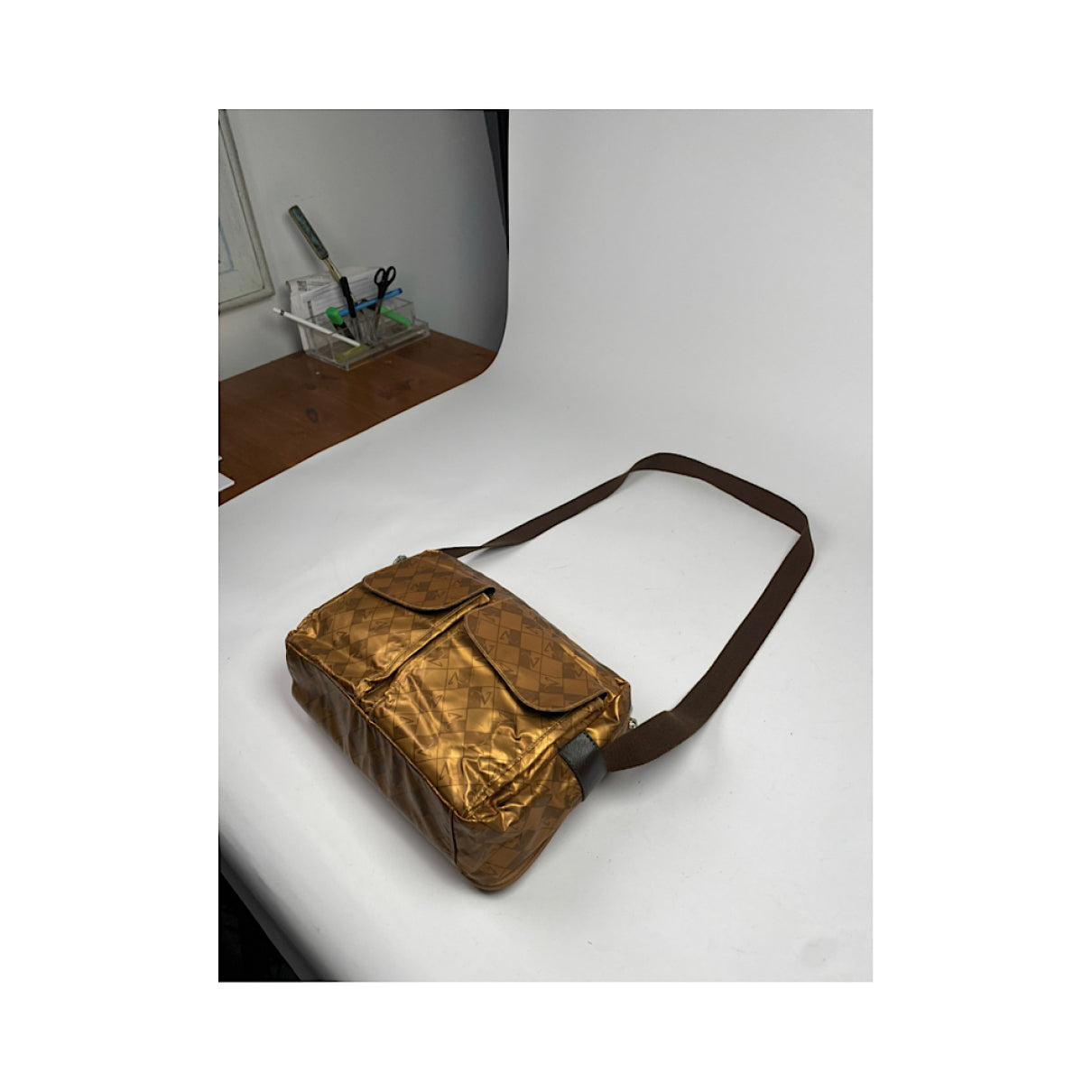 Valentino Garavani Brown Polyester Handbag image 4