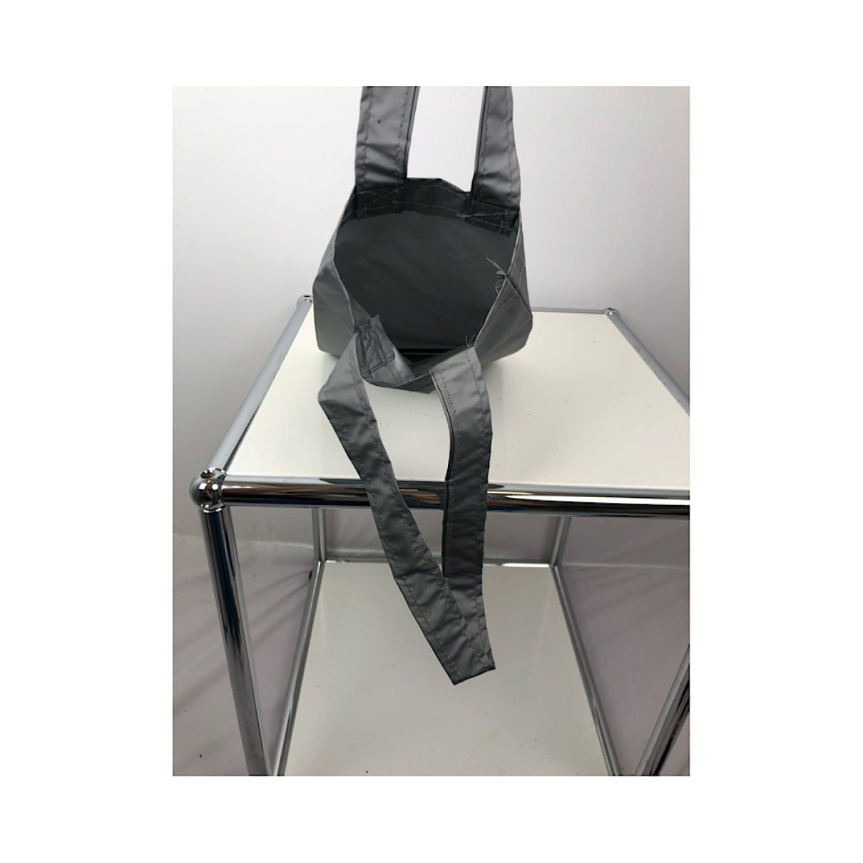 Prada Silver Polyester Handbag image 5