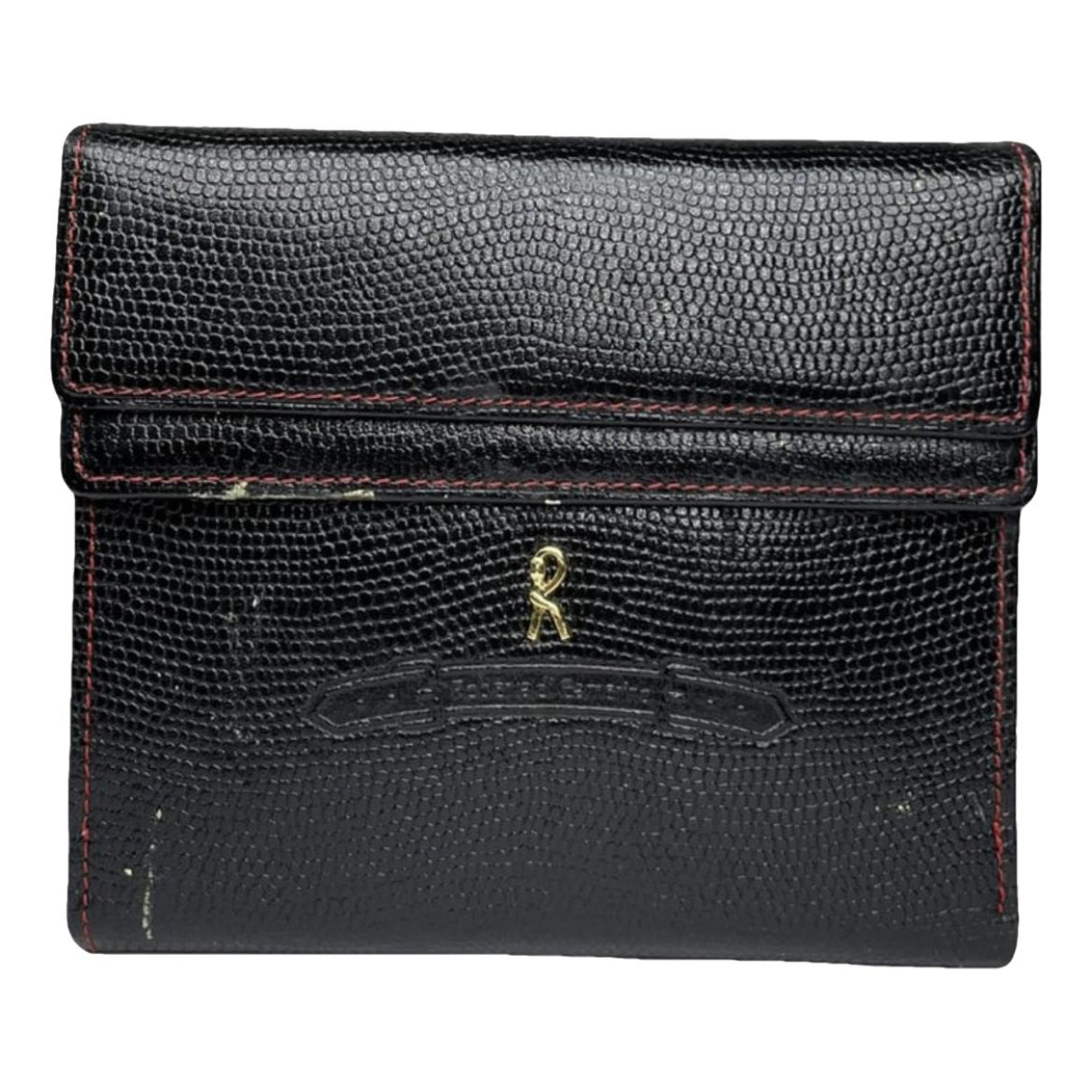 ROBERTA DI CAMERINO Black Leather Wallet image 1