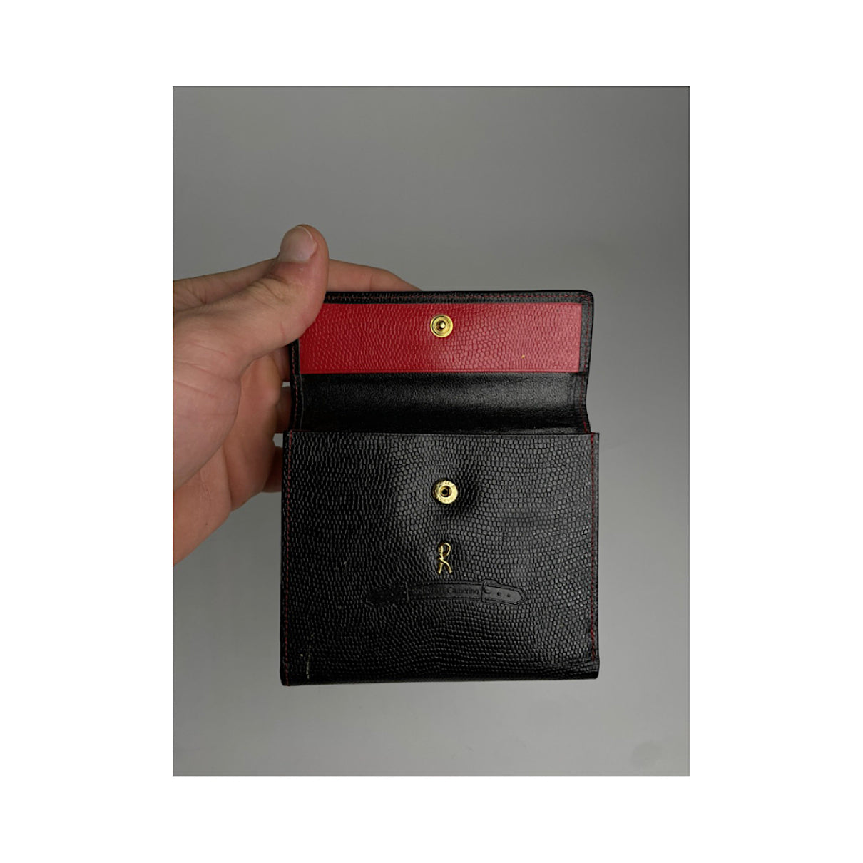 ROBERTA DI CAMERINO Black Leather Wallet image 5