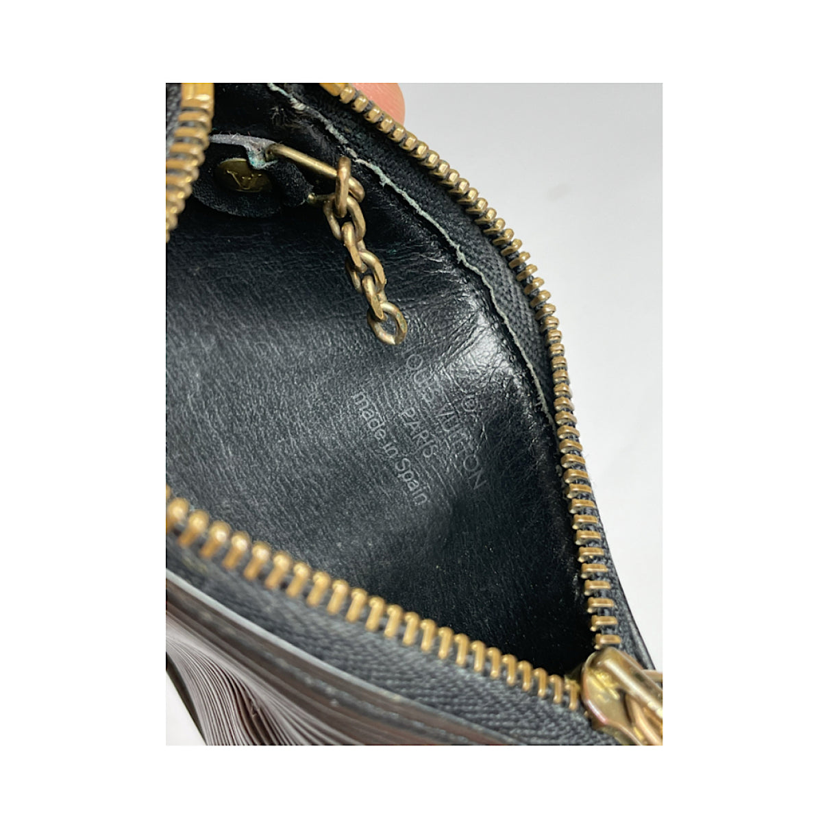 Louis Vuitton Black Leather Purse image 3