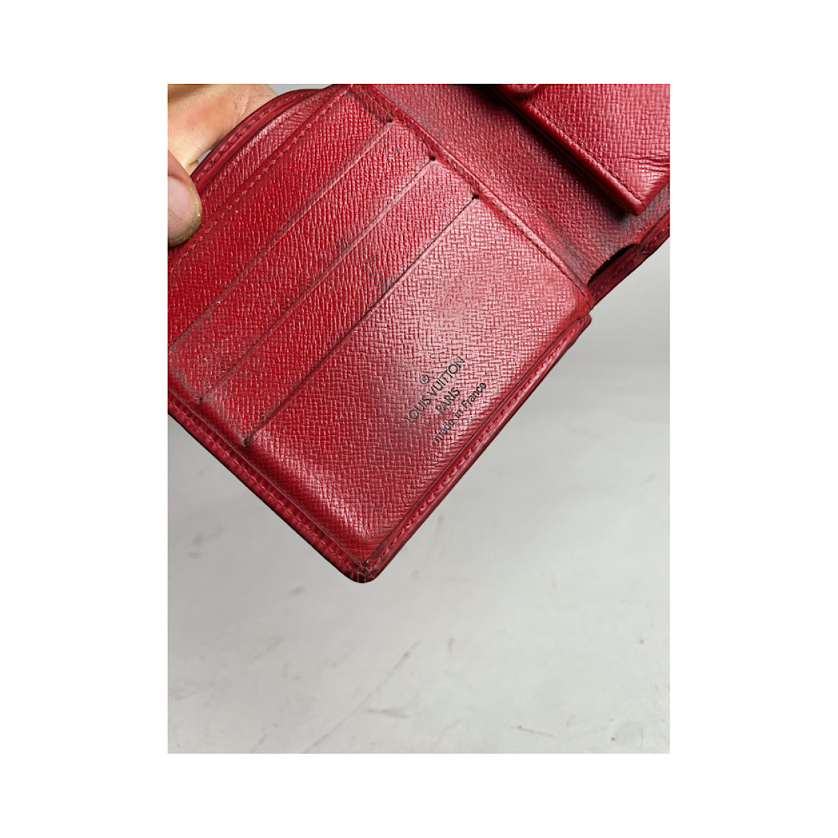 Louis Vuitton Red Leather Purse image 4