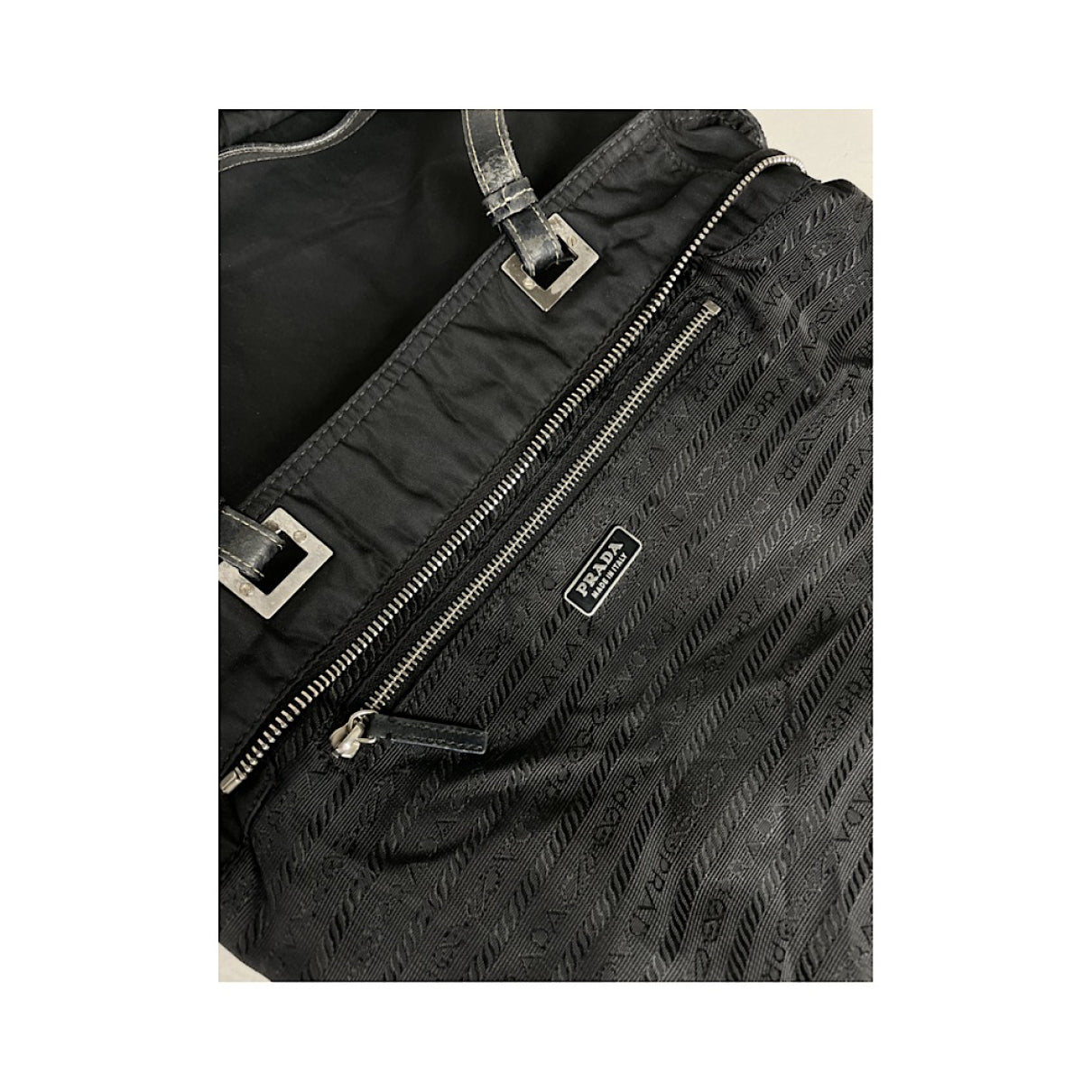 Prada Re-Edition 1995 Black Polyester Handbag image 4