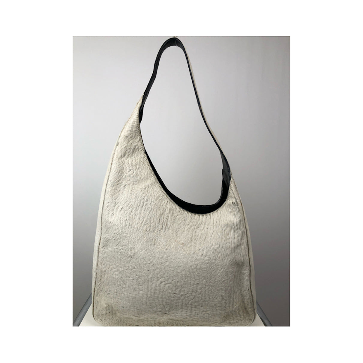 Prada Cleo White Fur Handbag image 3