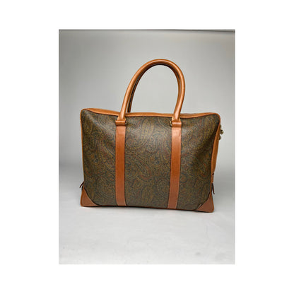 Non Signé / Unsigned Multicolour Leather Handbag image 5