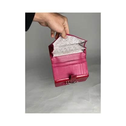 Salvatore Ferragamo Red Patent Leather Wallet image 2