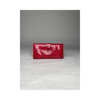 Salvatore Ferragamo Red Patent Leather Wallet image 3