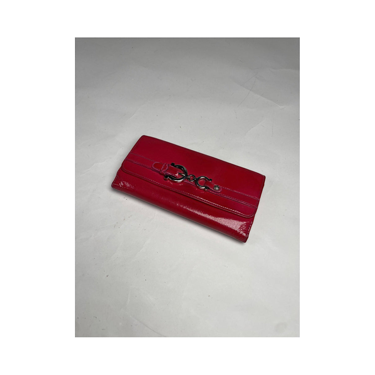 Salvatore Ferragamo Red Patent Leather Wallet image 5