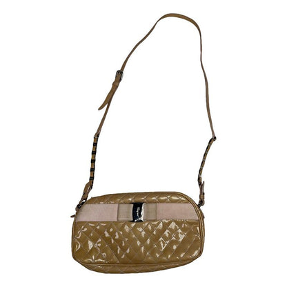 Salvatore Ferragamo Beige Leather Handbag image 1
