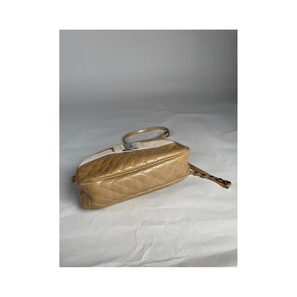 Salvatore Ferragamo Beige Leather Handbag image 2