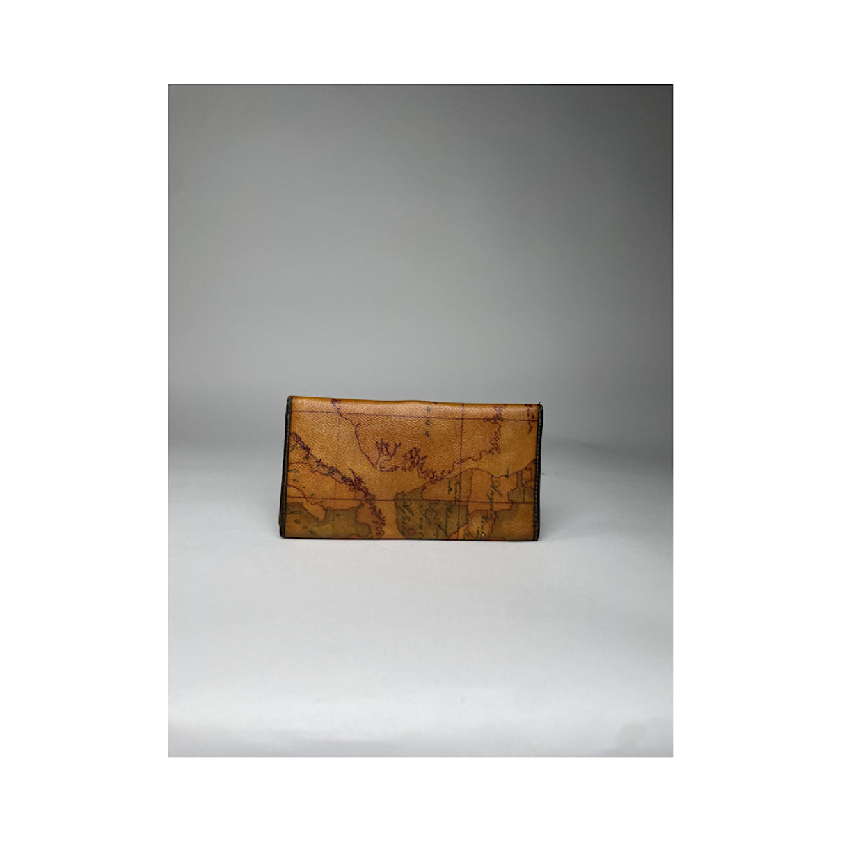 ALVIERO MARTINI Orange Leather Wallet image 2