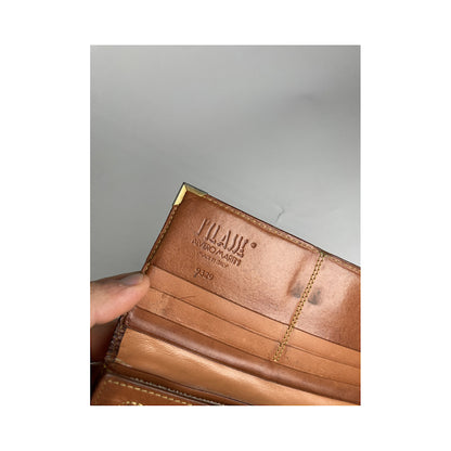 ALVIERO MARTINI Orange Leather Wallet image 4