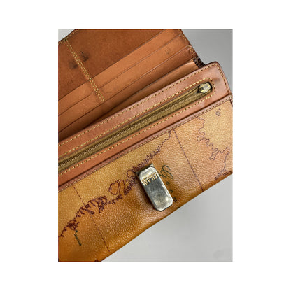 ALVIERO MARTINI Orange Leather Wallet image 5