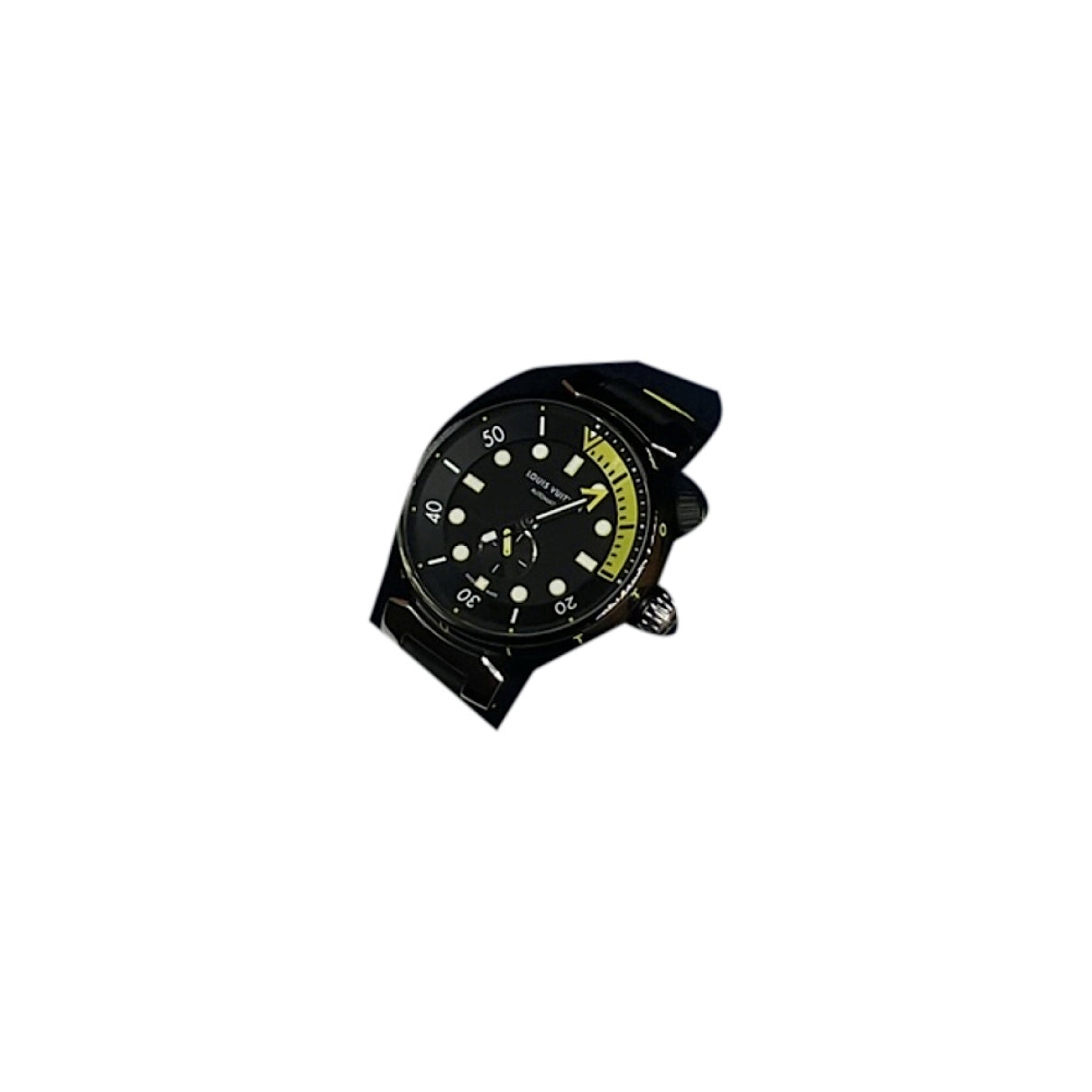 Louis Vuitton Tambour Black Steel Watche image 2