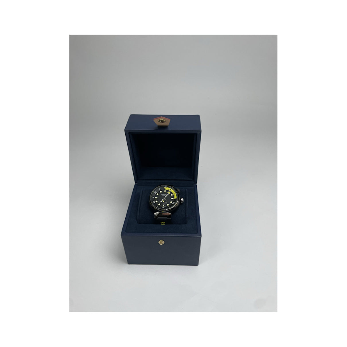 Louis Vuitton Tambour Black Steel Watche image 3