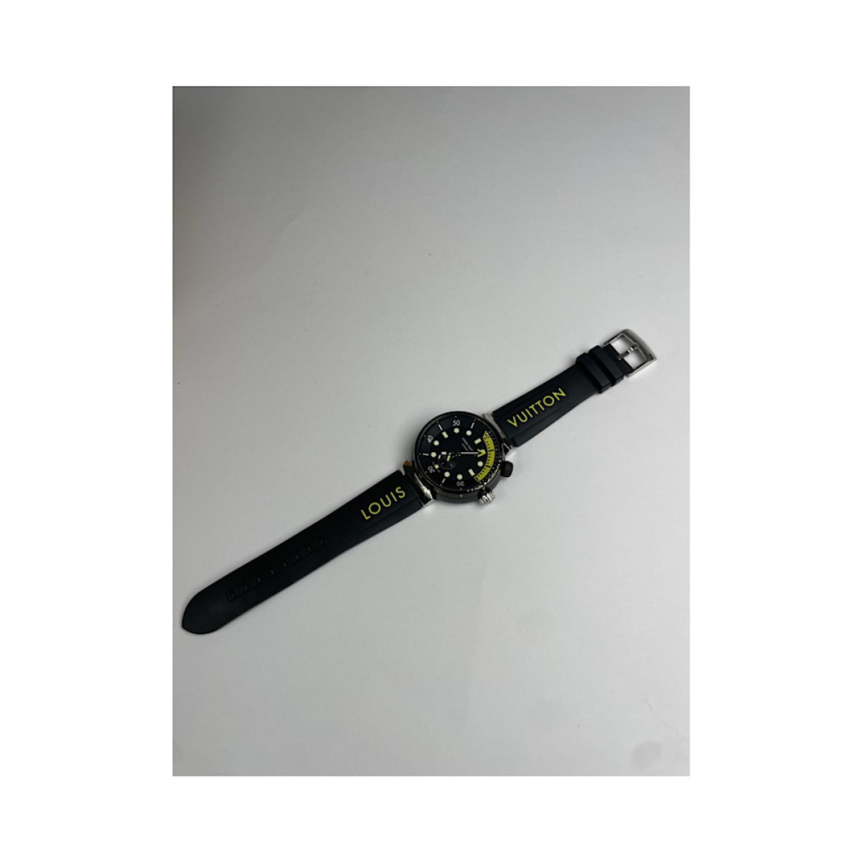 Louis Vuitton Tambour Black Steel Watche image 5