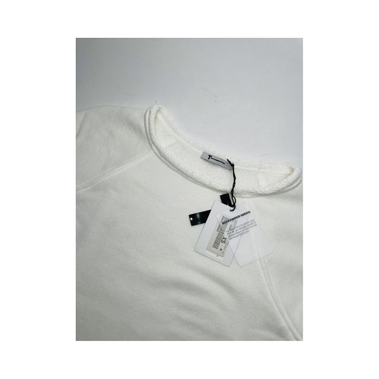 T by Alexander Wang White Cotton Knitwear & Sweatshirt image 2