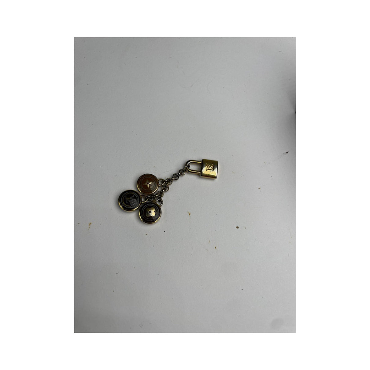 Louis Vuitton Monogram Gold Steel Pendant image 4