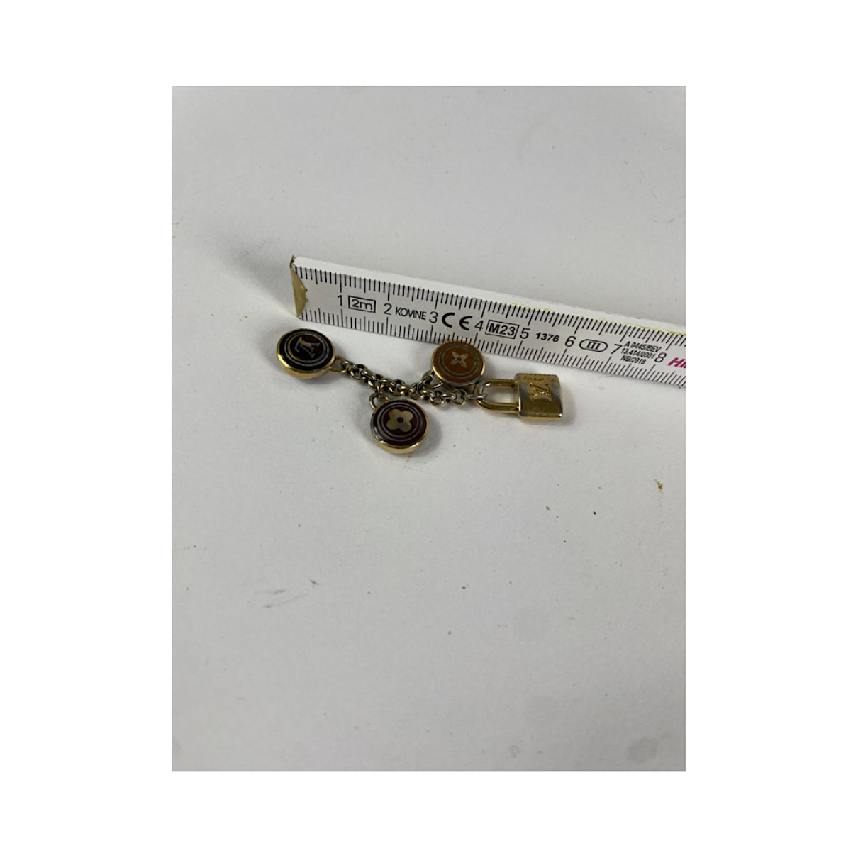 Louis Vuitton Monogram Gold Steel Pendant image 5