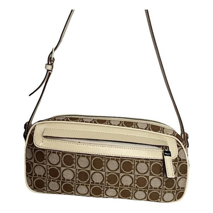 Salvatore Ferragamo Beige Polyester Handbag image 1
