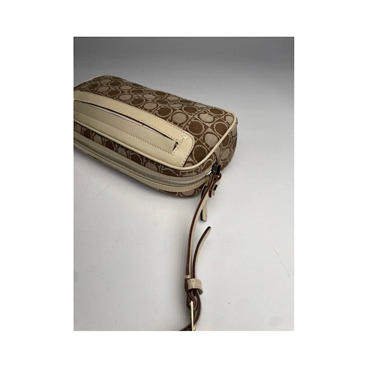 Salvatore Ferragamo Beige Polyester Handbag image 2