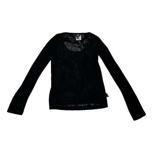 Versace Jeans Couture Black Polyester Knitwear image 1