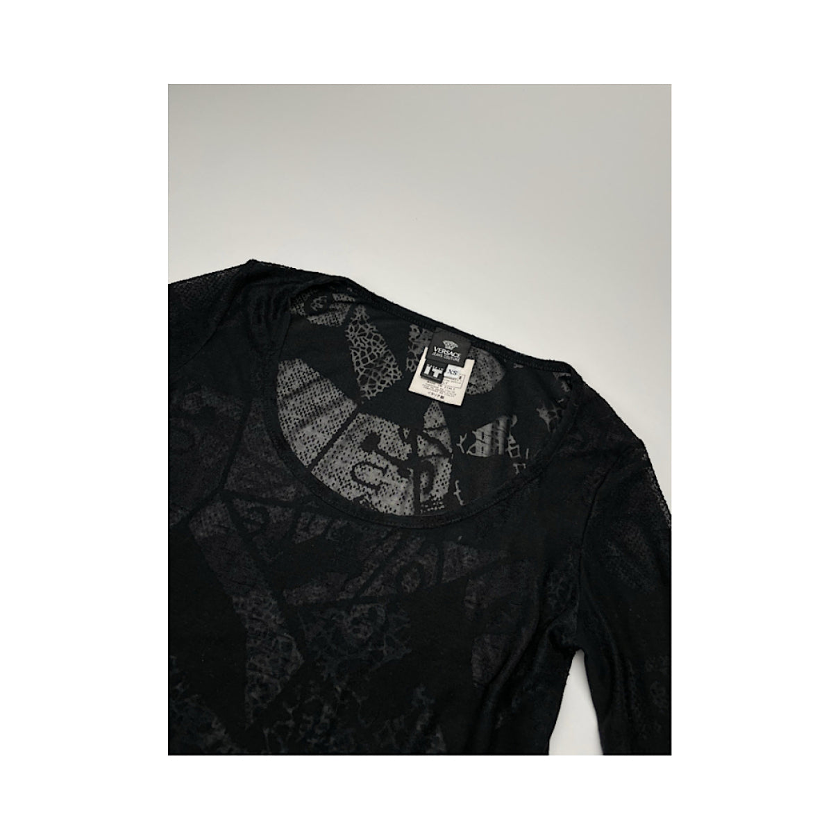 Versace Jeans Couture Black Polyester Knitwear image 3