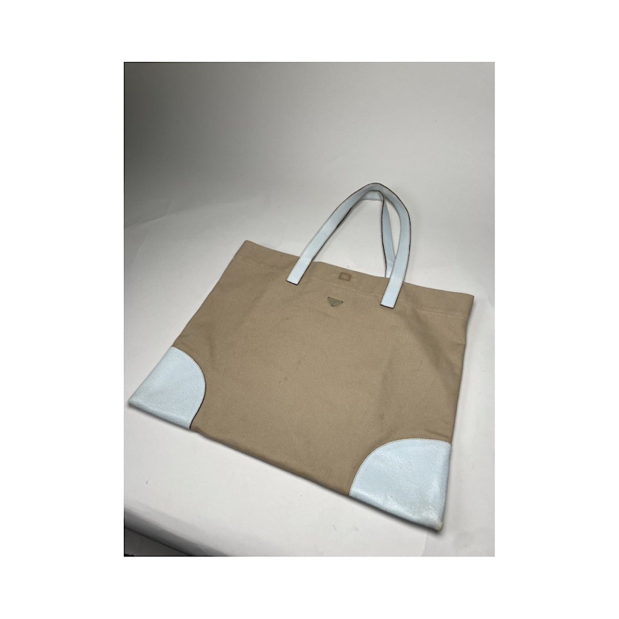 Prada Galleria Brown Cotton Handbag image 5