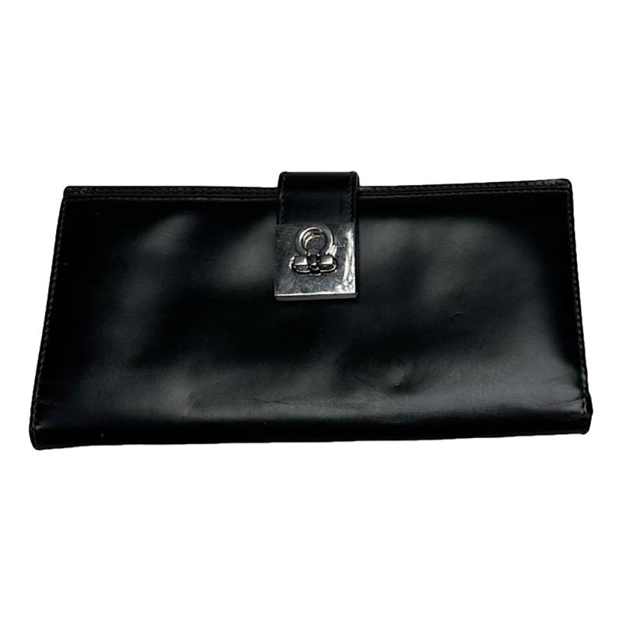 Salvatore Ferragamo Black Leather Wallet image 1