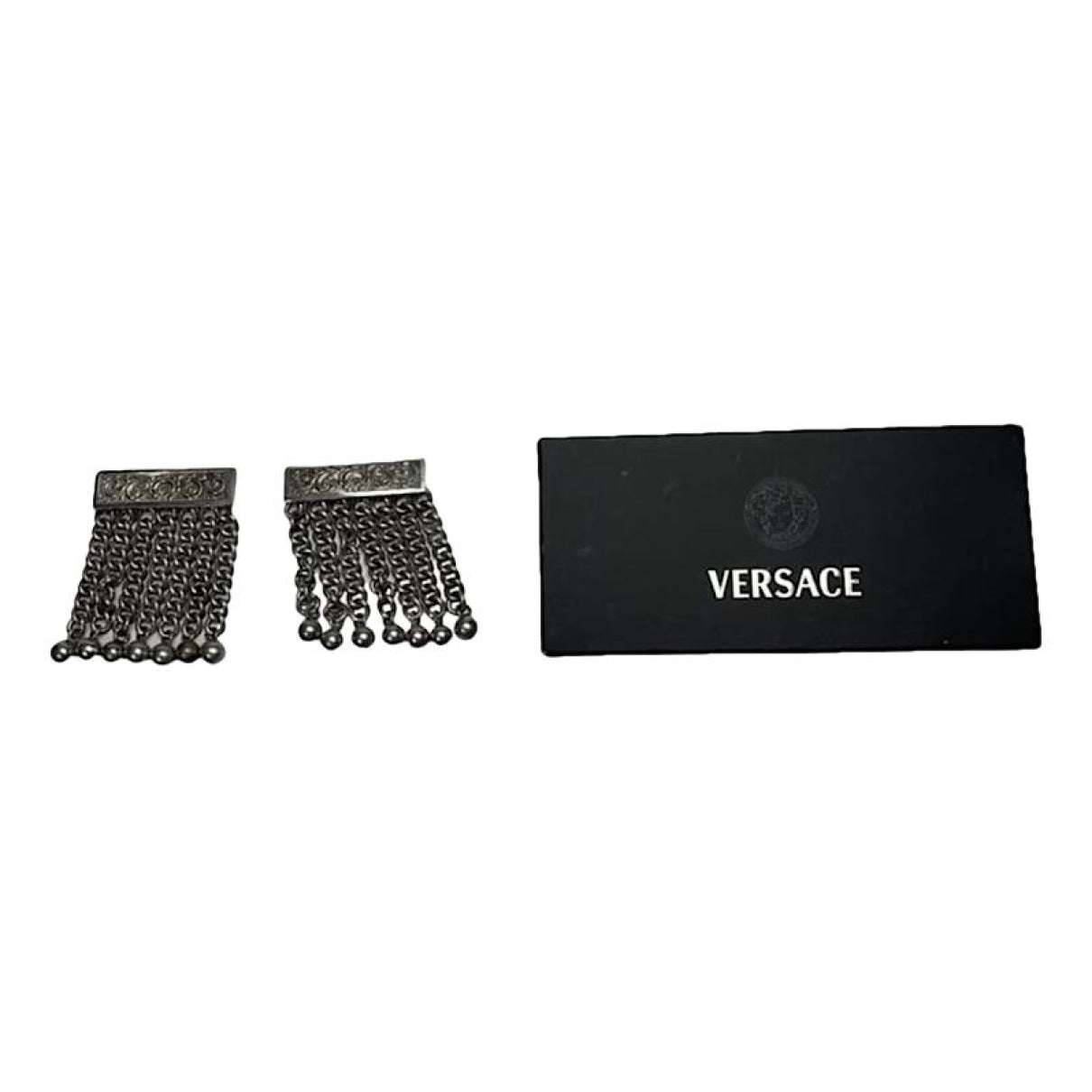Versace Anthracite Metal Jewellery Set image 1