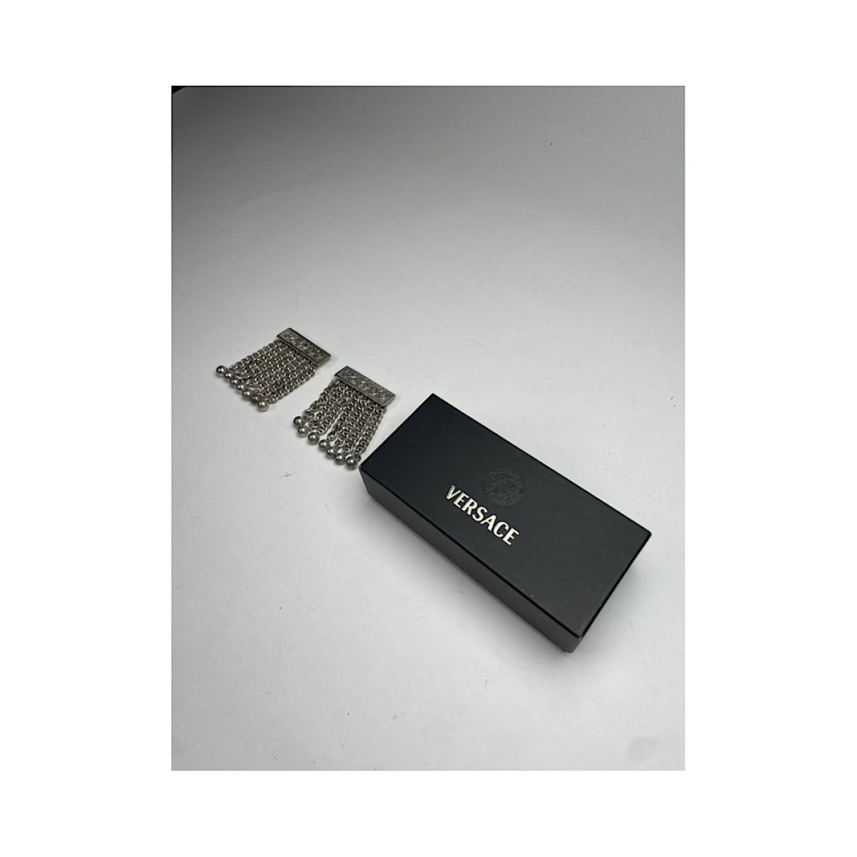 Versace Anthracite Metal Jewellery Set image 2