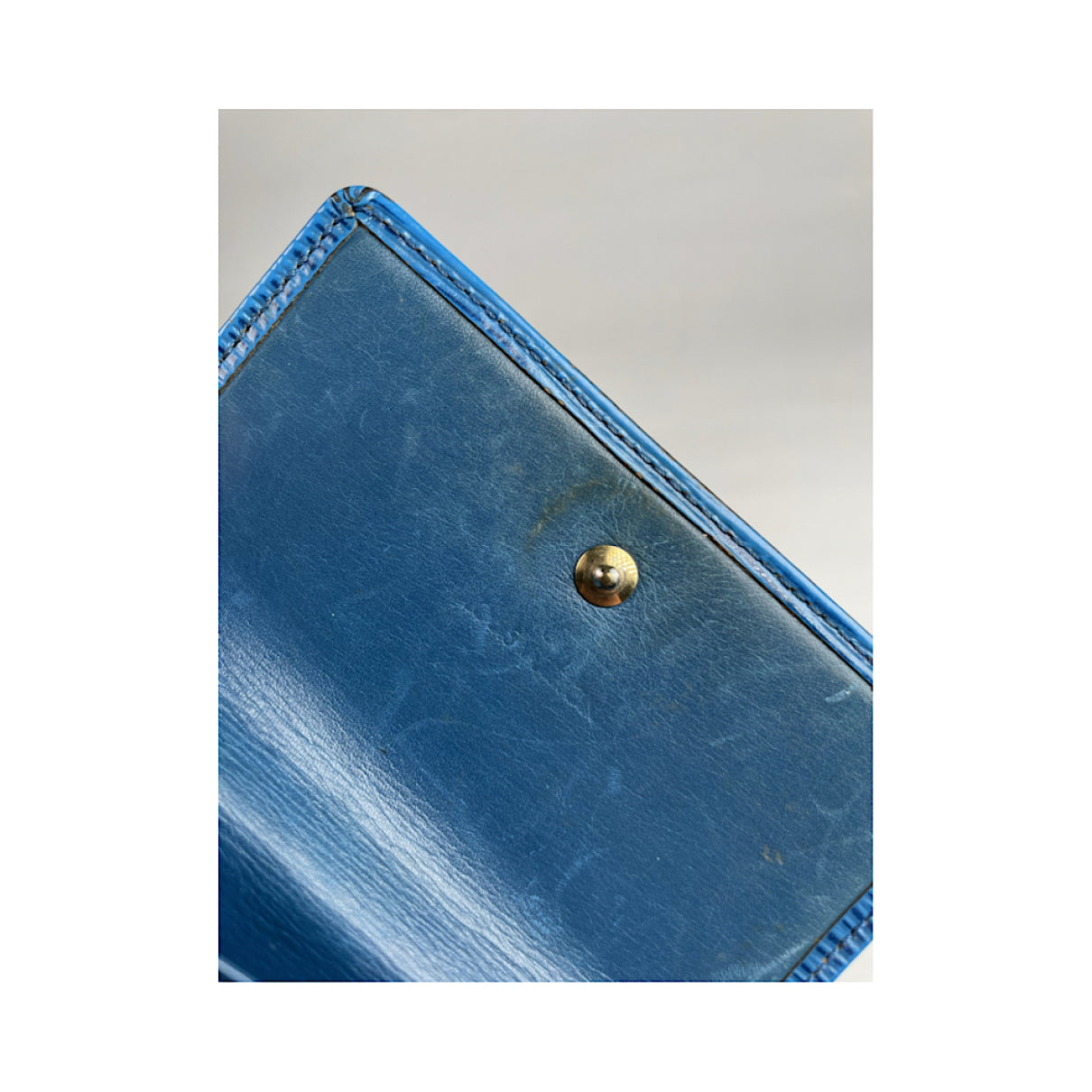 Louis Vuitton Grenelle Blue Leather Wallet image 5