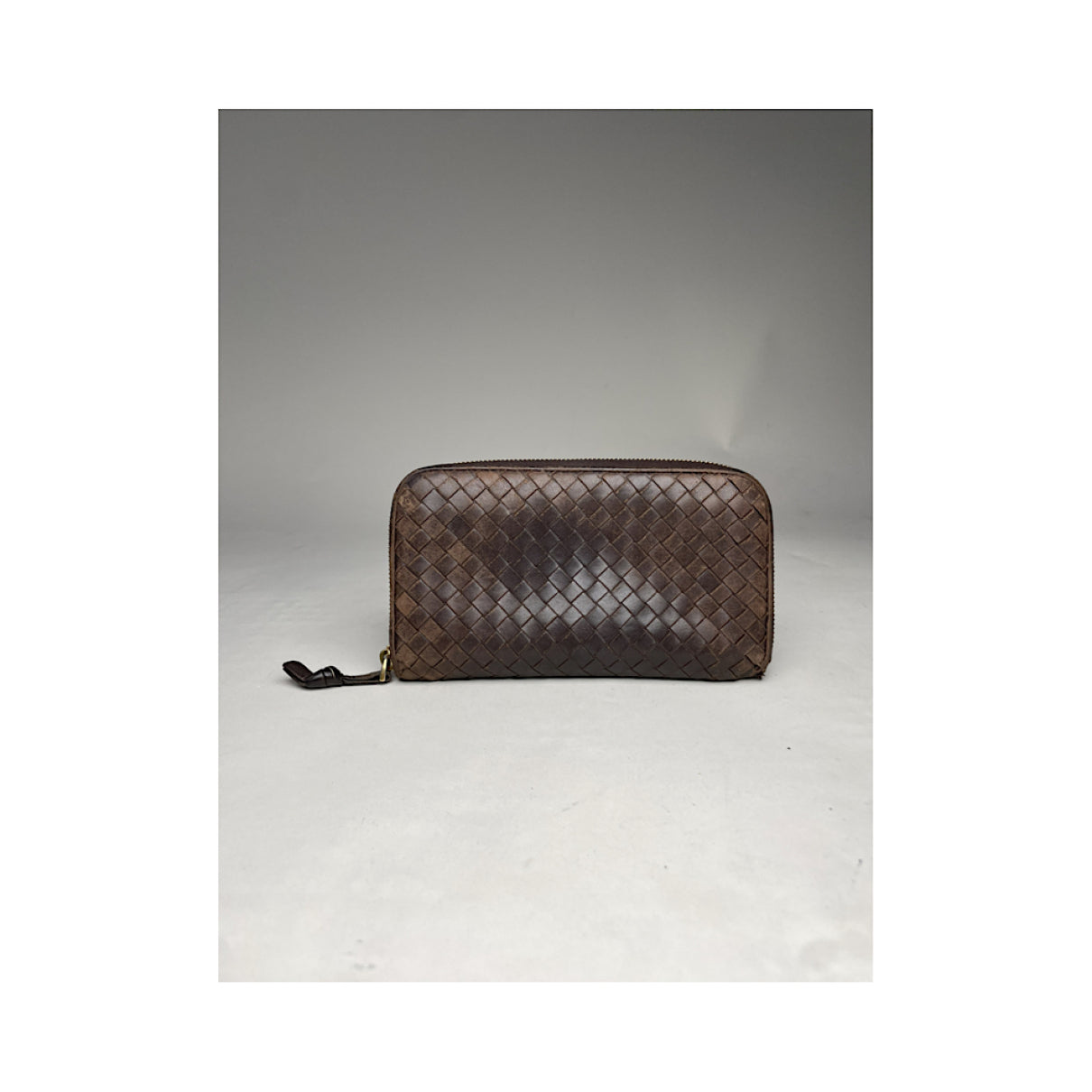 Bottega Veneta Intrecciato Brown Leather Wallet image 2