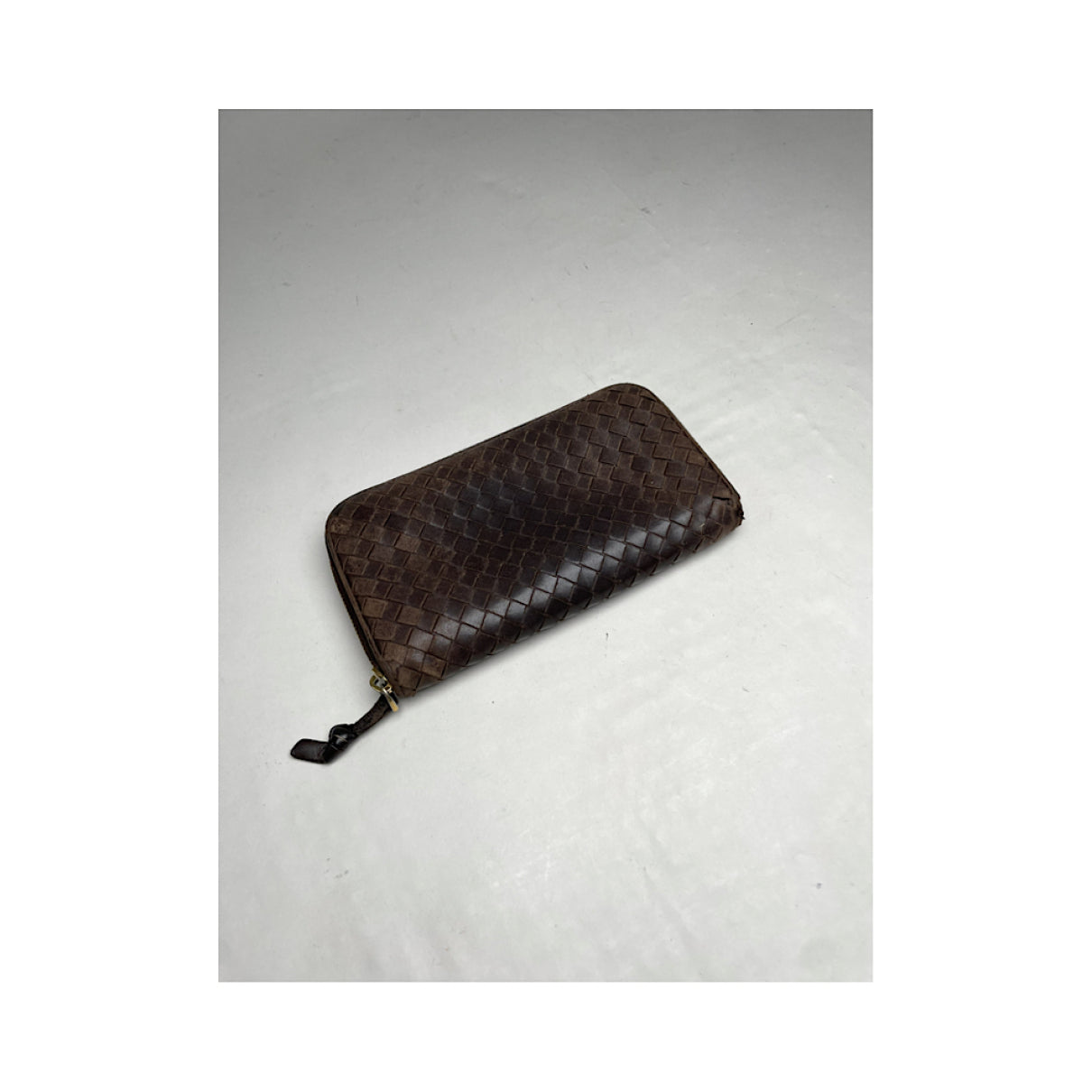 Bottega Veneta Intrecciato Brown Leather Wallet image 3
