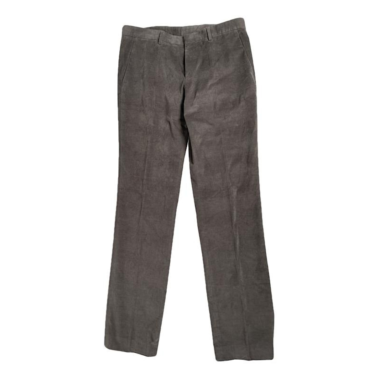 Boss Grey Cotton Trouser image 1
