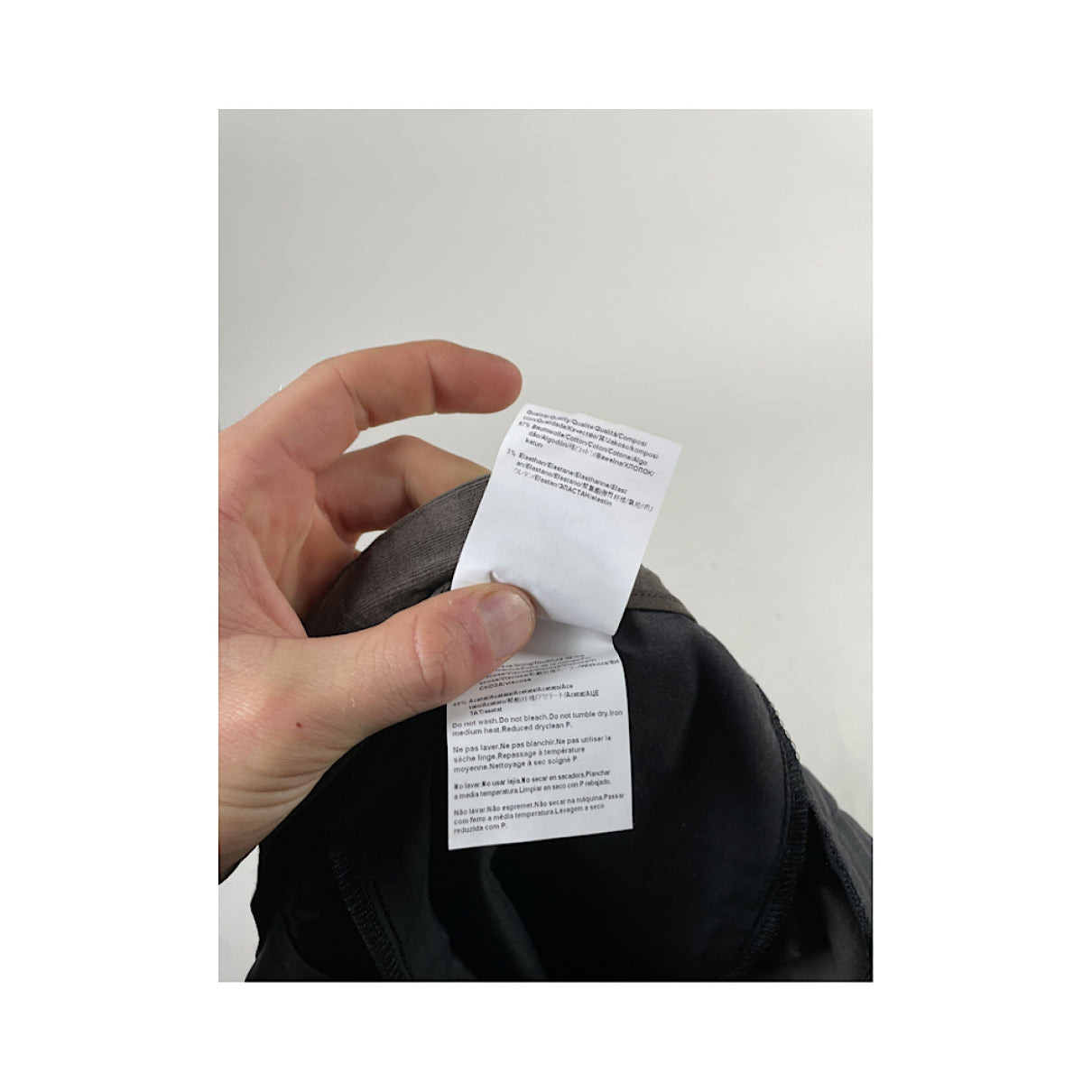 Boss Grey Cotton Trouser image 2