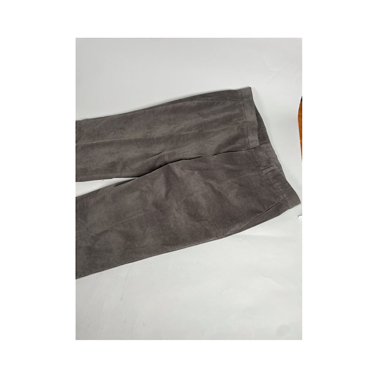 Boss Grey Cotton Trouser image 4