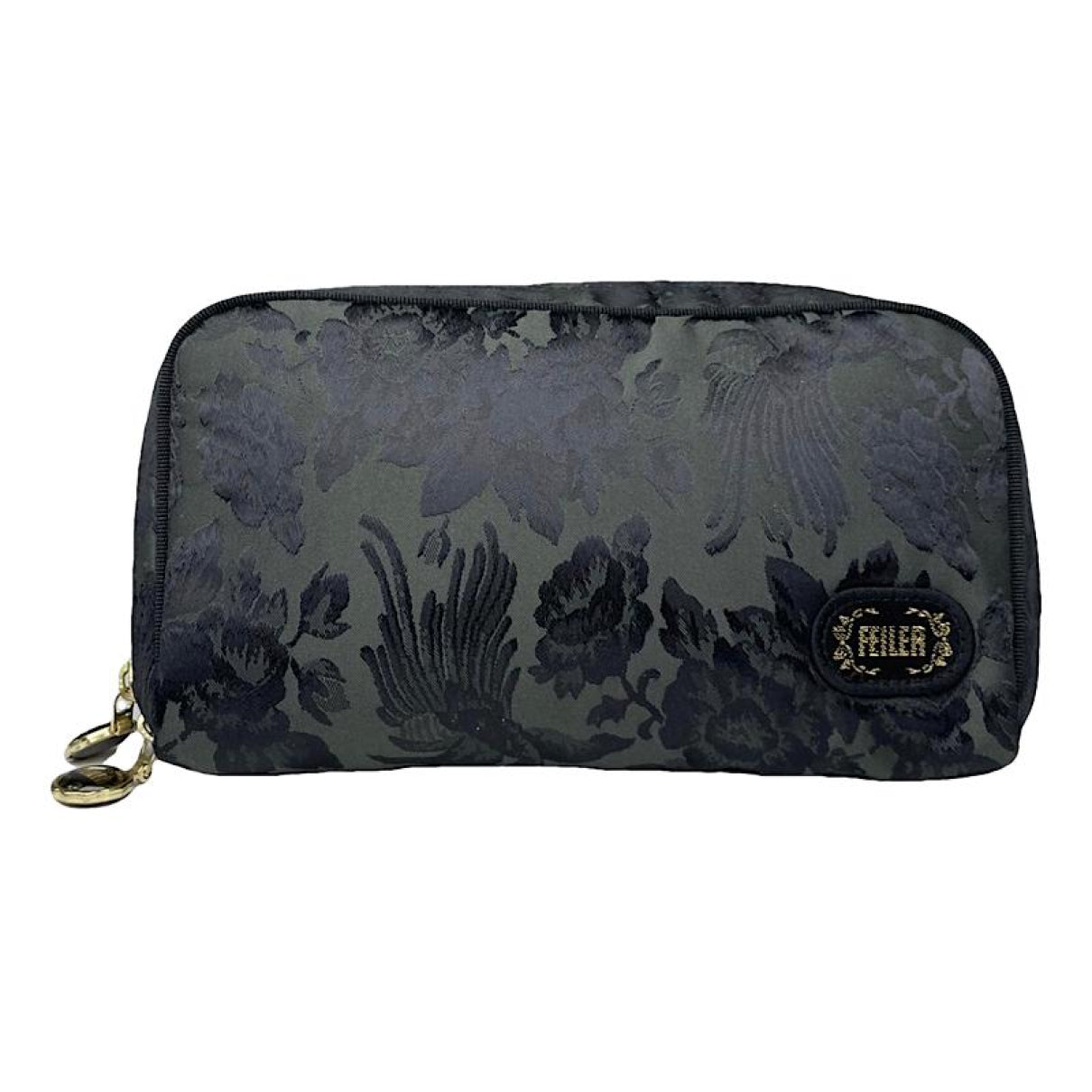 Non Signé / Unsigned Black Polyester Clutch Bag image 1