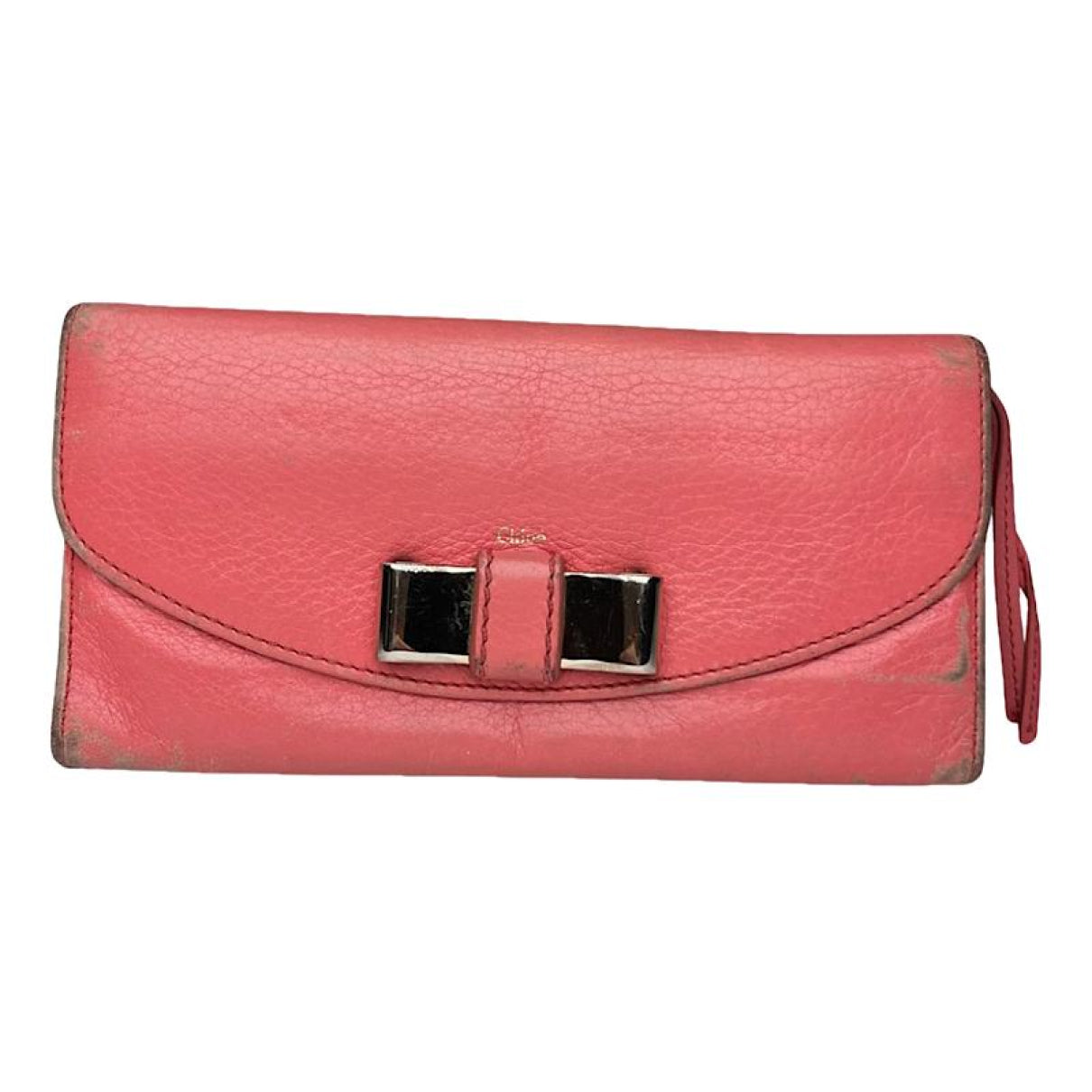 Chloé Tess Pink Leather Wallet image 1