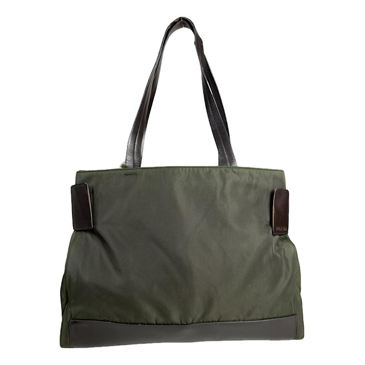 Prada Re-Edition 1995 Green Leather Handbag image 1