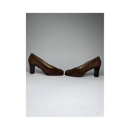 Yves Saint Laurent Brown Leather Heel image 2