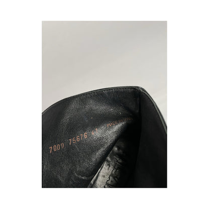 Jil Sander Black Patent Leather Ankle Boots image 3