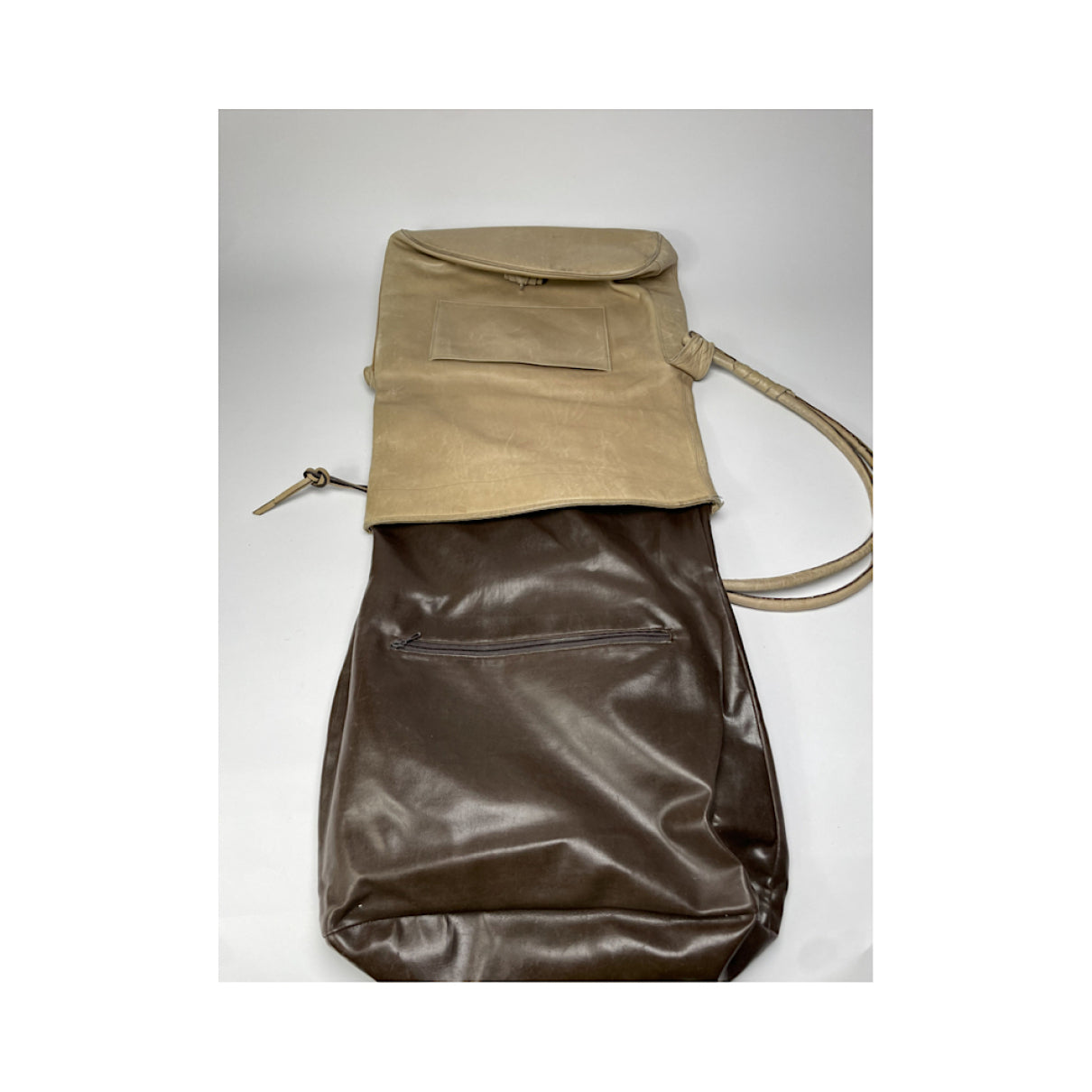 Jil Sander Beige Leather Handbag image 2