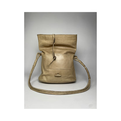 Jil Sander Beige Leather Handbag image 5