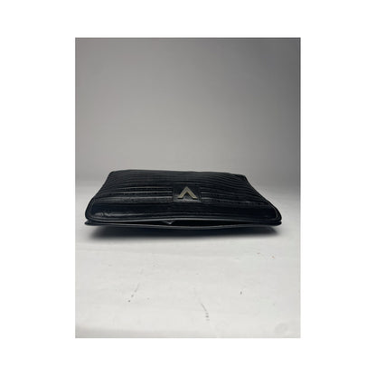 MARIO VALENTINO Black Leather Clutch Bag image 4