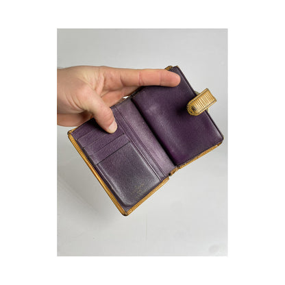 Louis Vuitton Juliette Yellow Leather Wallet image 5